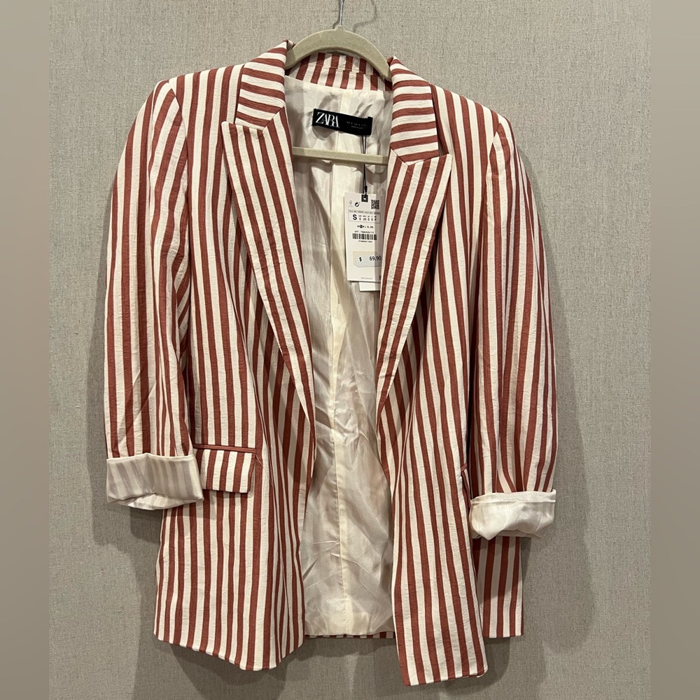 Zara Women's Striped Blazer